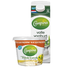 Campina kwark of yoghurt